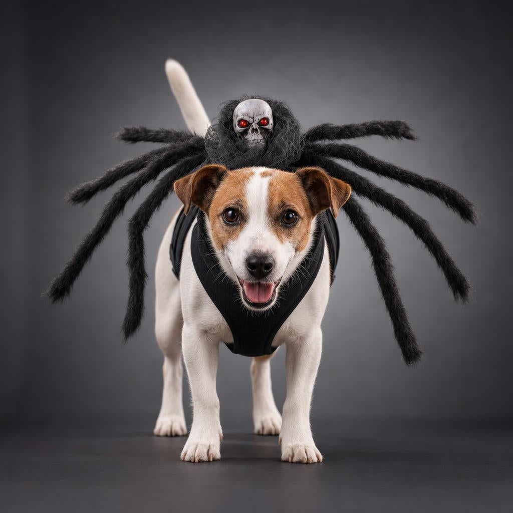 Collar de Araña Calavera para Perros – Disfraz de Halloween